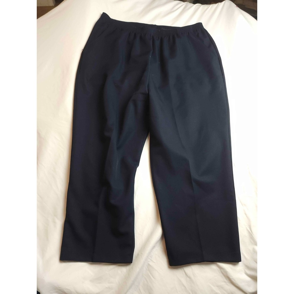 Vtg 90s Y2K Briggs New York Dress Pants Womens 22WP Blue Workwear Officecore USA